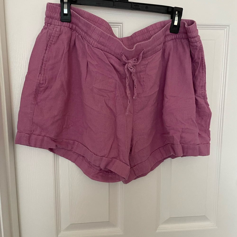 Women's Pink Casual Shorts